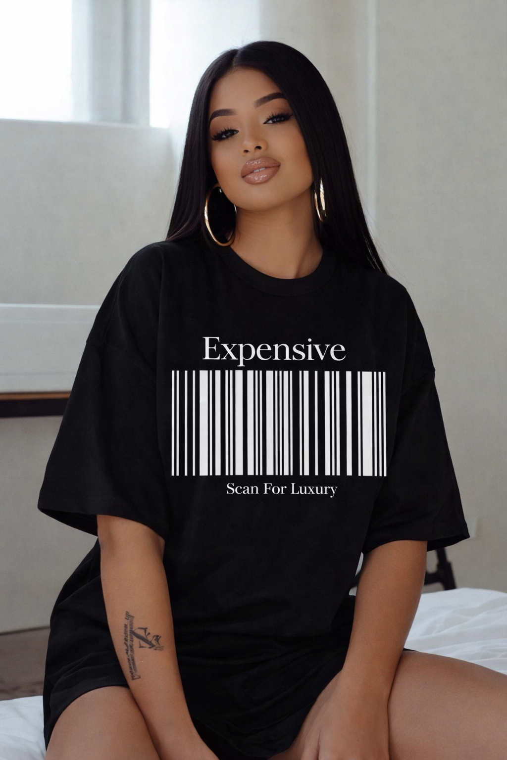 Expensive- Scan For Luxury Barcode tshirt