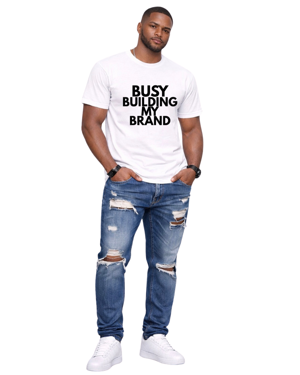Busy Building My Brand Unisex Tee